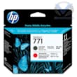 HP 771 Matte Black/Chromatic Red Designjet Printhead