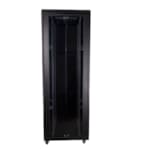 Armoire 42U avec porte avant perforée et 4 ventilos Armoire 800 x 1000 avec étagère et ventilation