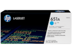 Cartouche authentique de toner cyan HP LaserJet 651A (CE341A)