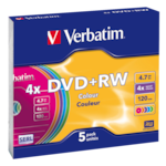 DVD+RW Matt Silver VERBATIM 43229