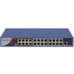 Switch 24 Ports 10/100 POE 1 Port RJ45 Gigabit et 1 Port Fibre Optique Gigabit