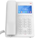 téléphone IP 2 Comptes SIP / 2 Lignes Ecran LCD Couleur Rétroéclairé 3.5" Wi-Fi 6 Montage Bureau ou Mural