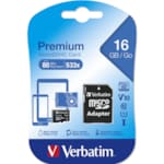 MicroSDHC 16 Go Classe 10 avec adaptateur