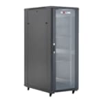 COFFRE INFORMATIQUE 27U 600*600*1400MM + ETAGERE + ROULETTE