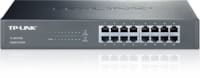 Tplink 16-port Gigabit Switch, 16 10/100/1000M RJ45 ports, 1U 13-inch rack-mountable steel case