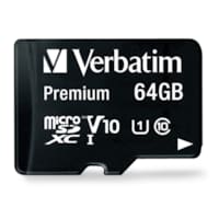 Carte mémoire microSDXC Classe 10 64 GB avec adaptateur