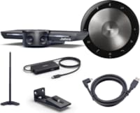 Jabra PanaCast Meet Anywhere+ (KitMaxi:Caméra Jabra PanaCast+Haut-Parleur Jabra Speak 710 MS +USB Hub+Support de table/Mural ,Câble USB 1.8m entre caméra et hub)