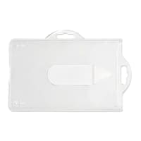 Porte-Badge Semi RIGIDES 86x54 Double Face Polycarbonate Cristal