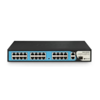 S1200-24P2G1S – Switch PoE+ 24 ports 100M avec 2 ports Gigabit RJ45 et SFP