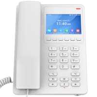 téléphone IP 2 Comptes SIP / 2 Lignes Ecran LCD Couleur Rétroéclairé 3.5" Wi-Fi 6 Montage Bureau ou Mural
