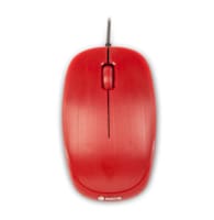 Souris filaire optique rouge