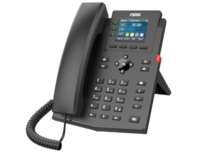 Téléphone IP à 4 comptes SIP économique doté d'un écran couleur performant. *Sans Alimentation