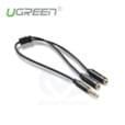Répartiteur Audio Ugreen 3,5 mm Mâle vers 3,5 mm Femelle 30620