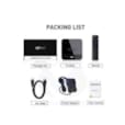 Senicc 4k H96 Mini Smart TV Box Android 10, 2GB RAM 16GB stockage, LAN 100M H96 MINI