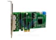 Carte T1/E1/J1 PRI 4 Port PCI-E (Version avancée, Bas Profil) D430