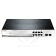 Smart Switch 8 ports Gigabit 10/100/1000 Mbps PoE + 2 ports combo T/SFP DGS-1210-10P