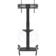 Meuble Support TV Robuste avec Roulettes Élégant et Sophistiqué DGT21-T013