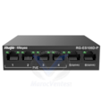 Switch de Bureau 6 Ports RJ45 10/100Mbps 4 Ports PoE+ 802.3af/at 2 Ports Uplink Puissance PoE Totale 58W RG-ES106D-P