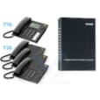 Autocommutateur 1 Ligne RTC + 1 Alcatel T76 + 3 Alcatel T26 PACK PANAFONE 208