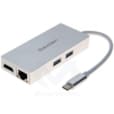 Adaptateur réseau USB-C 3.1 Gigabit Ethernet + hub 2 ports USB 3.1 / 1 port RJ45 / 1 port HDMI DEXLAN 310746