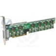 Carte analogique PCIe 12 Ports FXO/FXS avec le module anti-echo A40012