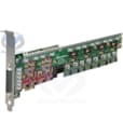 Carte analogique PCIe 12 Ports FXO/FXS avec le module anti-echo A40012