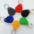 PORTE CLES RFID COULEURS BLEU/NOIR/GRIS D2133