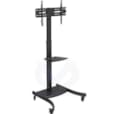 Meuble Support TV Robuste avec Roulettes Élégant et Sophistiqué DGT21-T013