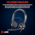 HP Poly BW 3225 USB-C HS +3.5mmP +USB-C/A 8X221AA