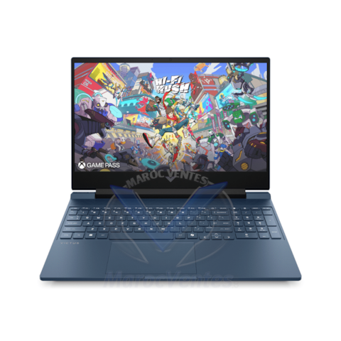 HP Victus Gaming 15-fb3016nk, AMD Ryzen™ 7 8845HS (up to 5,1 GHz de fréquence Boost maximale, 16 Mo de mémoire cache L3, 8 cœurs, 16 threads); AMD Ryzen™ AI (16 NPU MAX)), 16GB RAM DDR5-5600 (1 × 16 Go), 1 To PCIe Gen 4 NVMe M.2 , 15,6'' FHD (1920 × 108