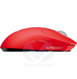 Logitech PRO X SUPERLIGHT Wireless Gaming Mouse - RED - 2.4GHZ - N/A - EWR2-934 12M 910-006785