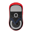 Logitech PRO X SUPERLIGHT Wireless Gaming Mouse - RED - 2.4GHZ - N/A - EWR2-934 12M 910-006785