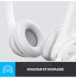 Casque filaire Logitech H390 - Blanc - USB 981-001286