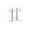 SUPPORT TV MOBILE DOUBLE ÉCRAN DE 40" à 65" T016-2SC