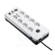Protection contre les surtensions CA 220-250 V - 2500 Watt - connecteurs de sortie : 8 - blanc PB8TUF