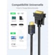 Ugreen Cable HDMI Male to DVI 2M 10135