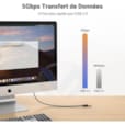 Câble USB 3.0 vers USB 3.0 Femelle 1M 10368