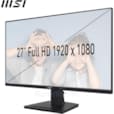 MSI Pro MP275 monitor, 27, Full HD (1920 x 1080 pixels) 100 Hz, IPS, Response time 1ms (MPRT) / 4 ms (gris à gris), HDMI + DisplayPort, lickerFree (anti-scintillement) + Low Blue Light (réduction lumière bleue), Haut-parleurs intégrés 2 x 2 Watts, Logic MP275P(MSI_9S6-3PC3CM-002)
