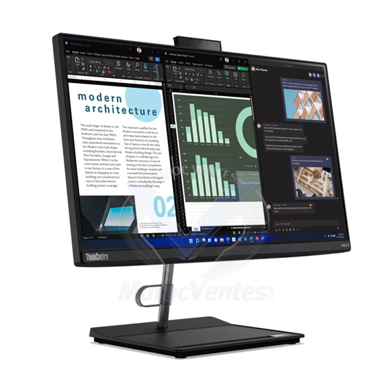 ThinkCentre Neo 30a 22 G4 AiO i5-13420H 21,5"FHD Non-Touch 8Go 512Go SSD Freedos 12K3000NFM