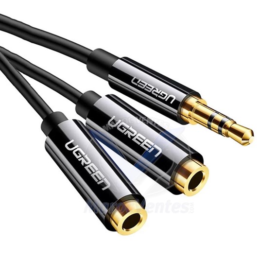 Câble Audio 3,5 mm Mâle vers 3,5 mm Femelle Noir 20898