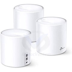 AX5400 Whole Home Mesh Wi-Fi 6 SystemSPEED: 4,804 Mbps on 5 GHz and 574 Mbps on 2.4 GHz.SPEC: 4× Internal Antennas, 2× Gigabit Ports (WAN/LAN auto-sensing), Qualcomm 1 GHz Quad-core CPU, 4 Streams for 5 GHzFEATURE: Deco App, Router/AP Mode, IPv6, IP DECOX