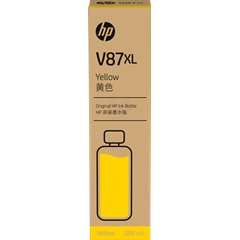 Cartouche d'encre Jaune HP V87XL 500 ml en Bouteille pour T858 T908 7FN96A
