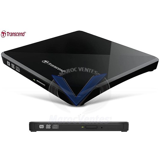 Lecteur / Graveur Portable DVD Externe USB 2.0 - Noir 8XDVDS-K/W