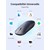 Souris sans fil 2 4Ghz 10M GRIS Noir 90372