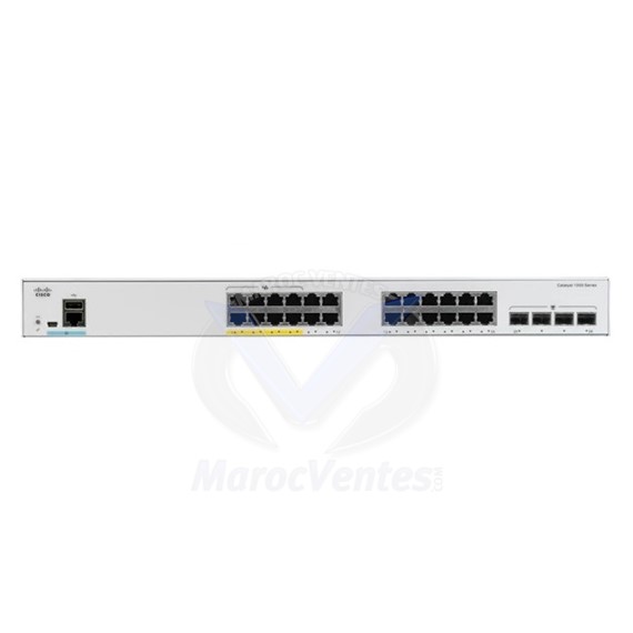 Switch Cisco Catalyst  a 24 Ports 10/100/1000 BaseT et 4 x SFP C1000-24FP-4G-L