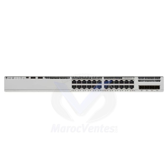 Switch Catalyst 9200L 24 ports PoE + 4x1G RECYCLEE C9200L-24P-4G-E-R
