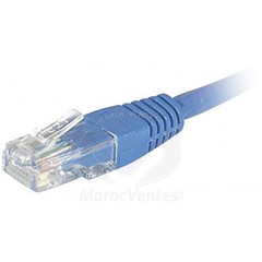 CORDON 0.5M CAT 6A BLEU LINK TECH
