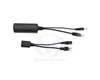 Paire SPLITTER PoE Actif DC-24V DC+2RJ45 in/DC+2RJ45 out: RJ45+Alim