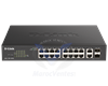 SWITCH 16 GIGABIT POE+ PORTS SMART MANAGED+ 2 COMBO RJ45/SFP PORTS DLDGS-1100-18PV2