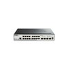 Smart switch 16 ports 10/100/1000 Mbps + 2 SFP Gigabits + 2 SFP+ 10 G DGS-1510-20